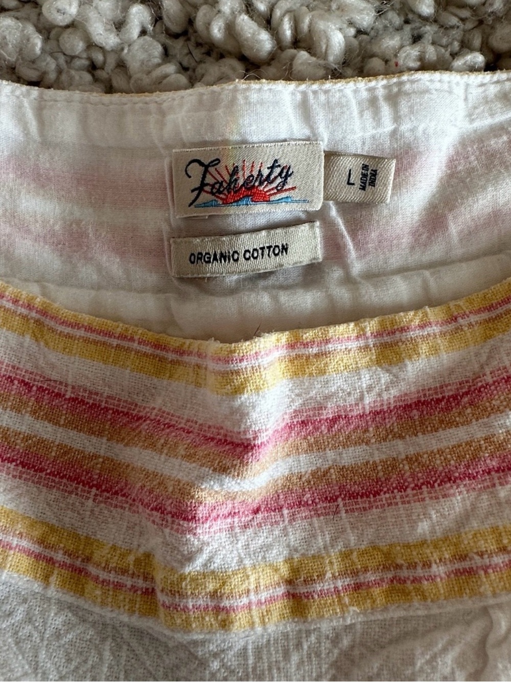 Faherty Blue Organic Cotton Embroidered Square-Neck Summer Dress - Picture 14 of 14